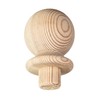 Blueprint Joinery Pine Ball Newel Post Cap, Clear Pine Ball