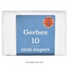 Gerber Unisex Baby Boys Girls Birdseye Flatfold Cloth Diapers Multipack
