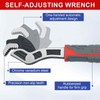 DGMI Multi Function Adjustable Spanner, Universal Pipe Wrench, Self Locking