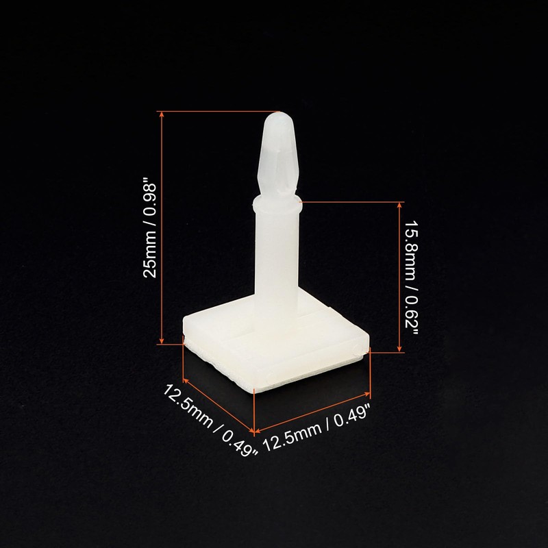 PATIKIL Sticky PCB Spacer, 24 Pcs Adhesive Standoffs 0.62" Supporting