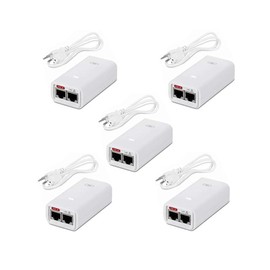 Ubiquiti POE POE-24-12W-5P - 24V DC 0.5A 12W - Power Over Ethernet Replacement PoE Adapter (5-pack)