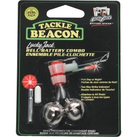 Rod-N-Bobb's Beacon Lucky Jack Bell Battery Combo, Red
