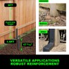 ARKSOLDIER Fence Post Repair Kit - Quick Fix Broken/Leaning 4x4/6x6