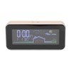 Digital Projection Alarm Clock VA HD Color Screen Wooden Weather