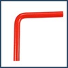 INFINAUTO 13mm 0.51" ID 90 Degree Elbow Silicone Reducer Hose