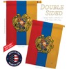Breeze Decor Armenia House Flag Set Regional Nation International World