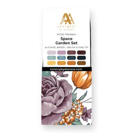 Altenew Space Garden Artist Alcohol Markers Bundle (Set I), 12-Piece Set, Refillable Dual-Ended Art Markers for Arts and Crafts