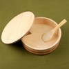 BambooMN 10.6" Hangiri Oke Sushi Rice Cooling Bowl/Tub with Lid,