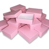 N'icePackaging 50 Qty - Light Sunset-Pink Cotton Filled Gift Boxes