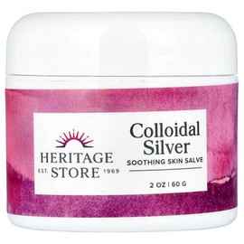 Heritage Store Colloidal Silver Salve, 2 oz (60 g)