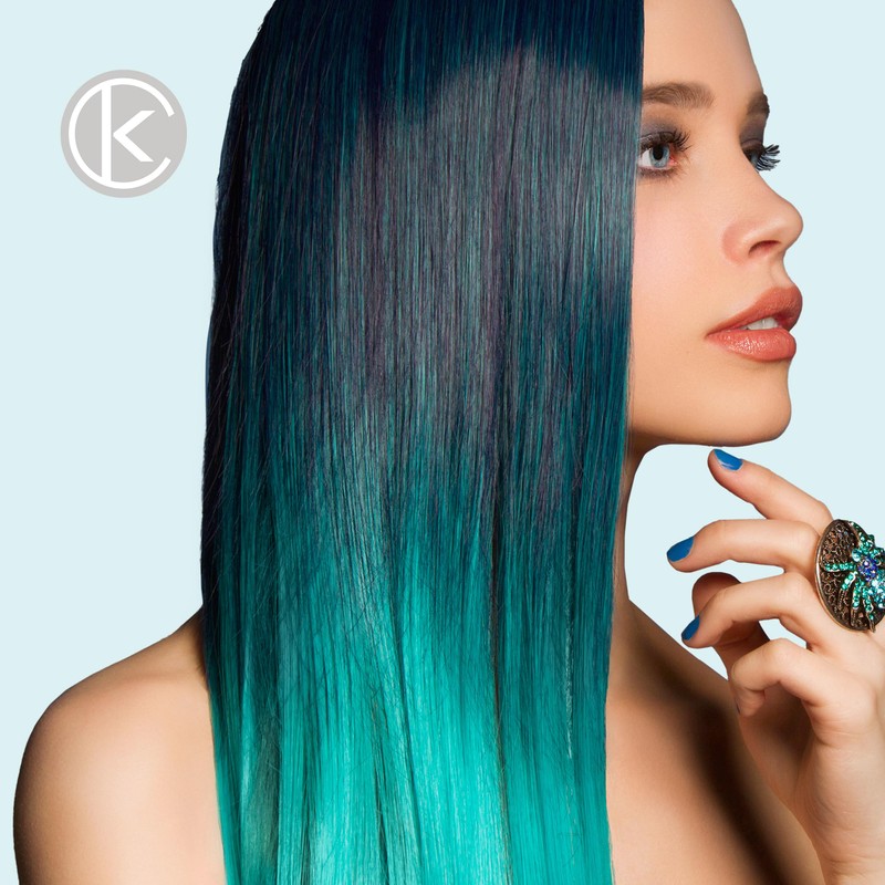 Keracolor Clenditioner TEAL Hair Dye - Semi Permanent Hair Color