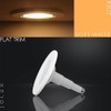 Jolux 5/6 Inch LED Can Lights Adjustable Recessed Retrofit Downlight,12W=60W,2700K
