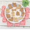 Eidoct 8PCS Cookie Cutters Shapes Baking Set Moulds Cookie Cutters
