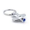 3D Airplane Model Keychain Key Ring Creative Aircraft Keyfob Birthday