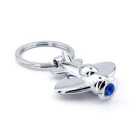 3D Airplane Model Keychain Key Ring Creative Aircraft Keyfob Birthday Gifts