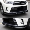 MUTUSAISI Gloss Black Front Bumper Lip Spoiler Splitter Fit For