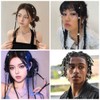 Jravezt ヘアビーズ 40個セット 髪飾り 編み込み用 ヘアブレイドリング 多種類 ヘアアクセサリー ヒップホップ ヘアアクセ