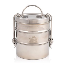 Indian-Tiffin 3 Tier Stainless Steel Small Tiffin Lunch Box