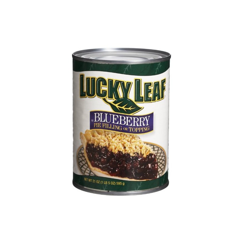 Lucky Leaf Pie Filling & Topping 21oz Can (Pack of