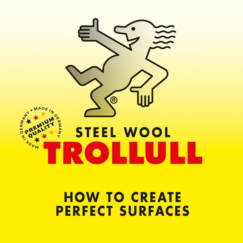 TROLLULL Steel Wool | Wire Wool 200g coarse 5 removes