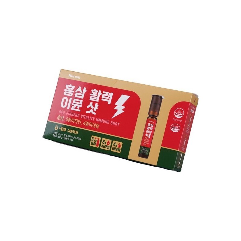 Hurum Red Ginseng Vitality Immune Shot 8 Pack (N4) /