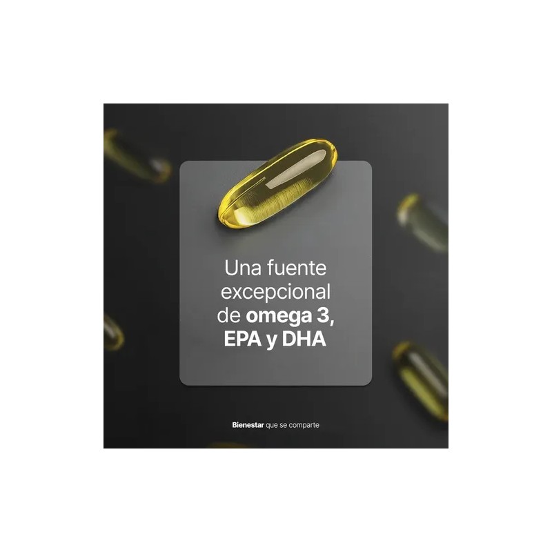 Omega 3 De Salmón 90 Cápsulas (epa - Dha). Salmon
