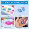 JYNVO 150 Mini Glow Turtles Cute Mini Resin Animals Funny