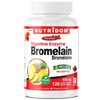 Nutridom Nutridom Bromelain Digestive Enzyme Pineapple Supplements,120 Veggie Capsules, 2400