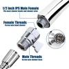 Bestgle 2 Pcs Shower Flow Control Valve Shower Head Shut-Off