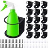 Gerrii 16 Pcs Spray Bottle Holder Wall Mount Bottle Organizer