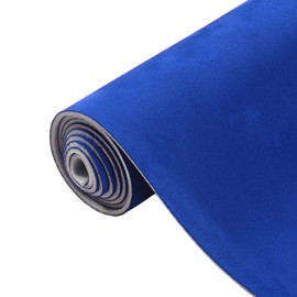 A ABSOPRO 150G Headliner Fabric for Car Truck RV SUV Boat Automotive Interior Trim DIY Roof Repair Replacement Suede Fabric Blue 76" L x 57" W Item Replacement