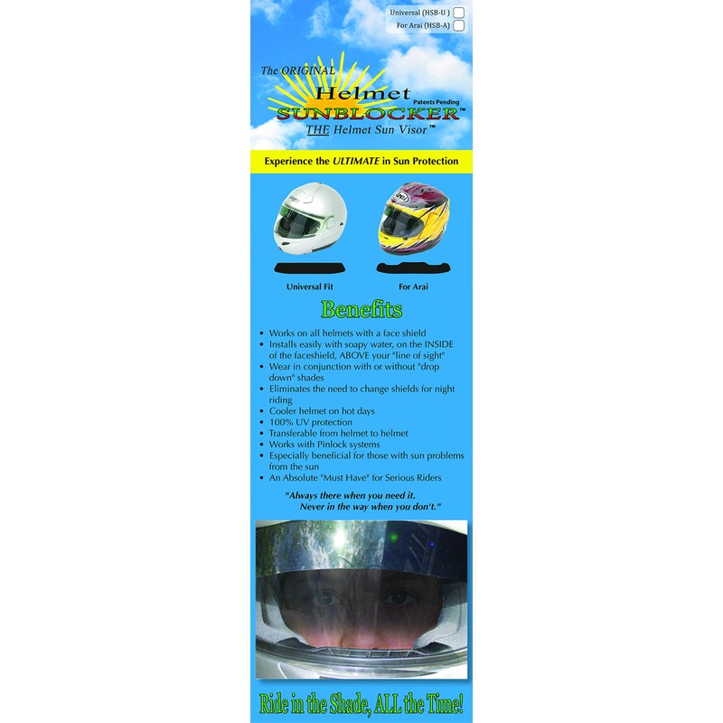 Helmet Sunblocker