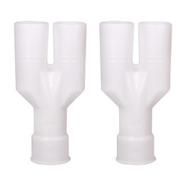 unrulysoul Double Drain Hose Joiner Replacement for Fisher and Paykel 529872 for Dual Drawer Dishwashers, 2pcs