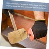 LALAFINA Wooden Mallet Hammer Tool Solid Yellow Sandalwood Handcrafted Anti-Slip
