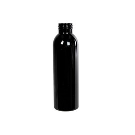 Black PET Round Bottle with mini trigger sprayer 4 oz