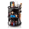 Brookstone 360° Spin Cosmetic Display Case for Vanity, Store Brushes,