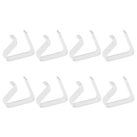 8Pcs Table Cloth Clips for Outside Table,Tablecloth Clips,Cloths Inside Tablecloths Clip for Outdoor Tablescloths Wind Secure Large Clear Clamp Plastic Used in Picnic,Family Gathering,Outdoor Camping