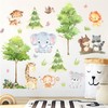 Safari Wall Stickers Baby Wall Decals for Nursery Jungle Animal