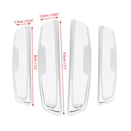 Car Protection Sticker, Car Door Edge Protection White Bumper Guard Car Door Bumper Sticker Universal Car Door Side Protection Bumper Strips (White)