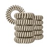 Specora Spiral Hair Scrunchies Taupe Pack of 10 - 4