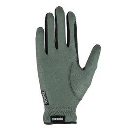 Roeckl Sports Riding Gloves Malta, Tournament Summer Glove, Bay Leaf 7.5
