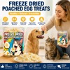 xixisusu Freeze Dried Sunny Side Up Egg Treats for Dogs,