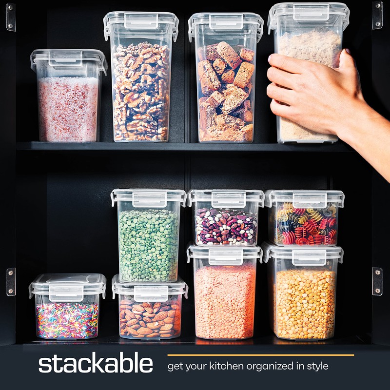 14 PCS Airtight Food Storage Containers with Lids set, BPA