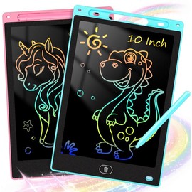 EFFUN Kids LCD Writing Tablet - Preschool Drawing Board Toy, Reusable:_Pink_10 In