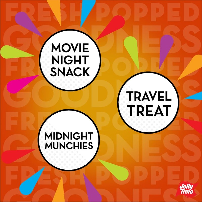Jolly Time Unpopped Popcorn Kernels, Gourmet Popping Corn for Air