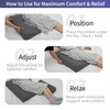 Lenora Bed Sore Pillow Set, Positioning Wedge Pillow with Extra