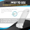 PerkHomy 100 ft 3/16" (5mm) Cotton Rope Multi Purpose Utility