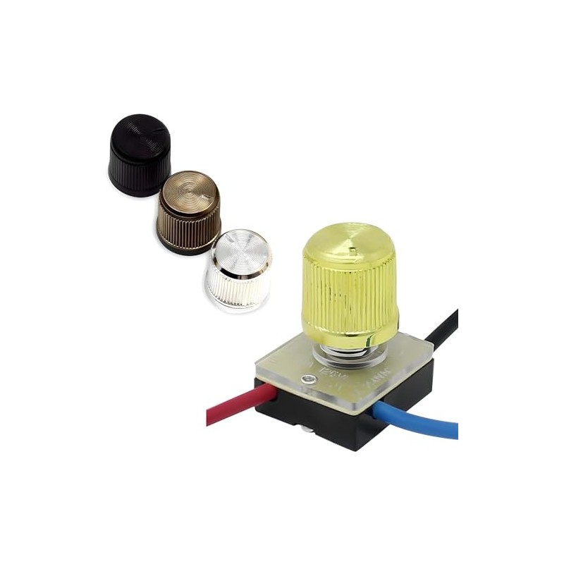 Zing Ear ZE-116C 3 Way 3 Wire Rotary Lamp Switch