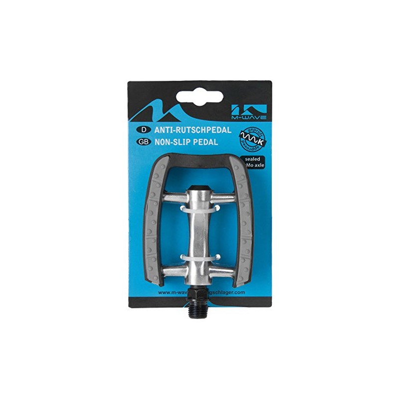 M-Wave Non-Slip Pedal - Silver