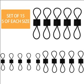 15Pcs Molle Attachments Tactical Gear Holder Clip Molle Webbing Binding Ribbon Multipurpose Tactical Backpack Accessories Molle Web Dominator Elastic Strings Buckle Molle Accessories